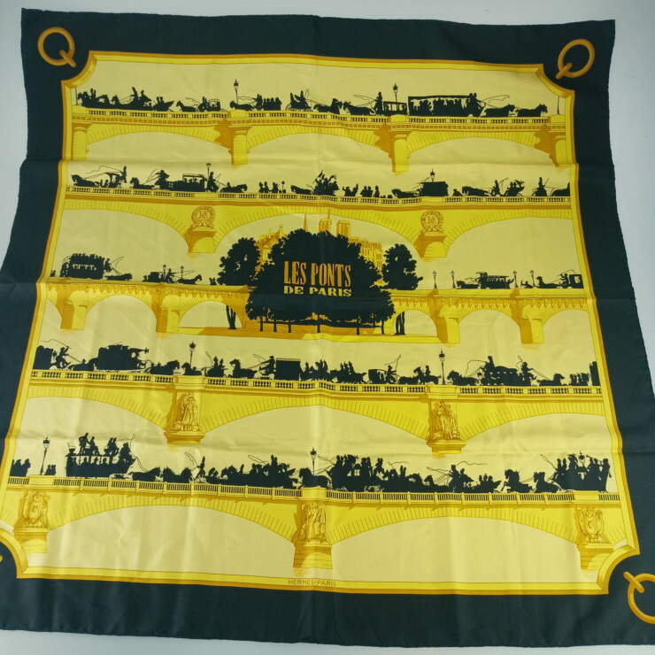 楽天市場】エルメス HERMES スカーフ カレ90 Concours detriers