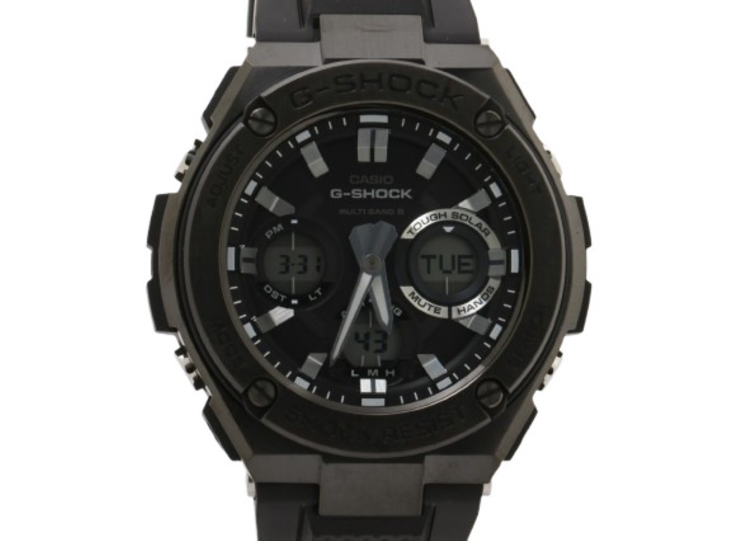 CASIO カシオ 腕時計 G-SHOCK G-STEEL GST-W100 Series GST-W110MS-1AJF ブラック系 樹脂／ステンレススチール メンズ アナデジ 美品【本物保証】【中古】