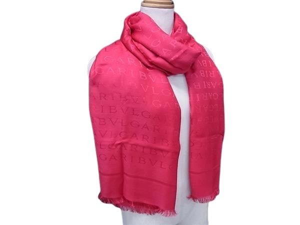楽天市場】ブルガリ BVLGARI マフラー スカーフ ロゴ ダークグレー 100