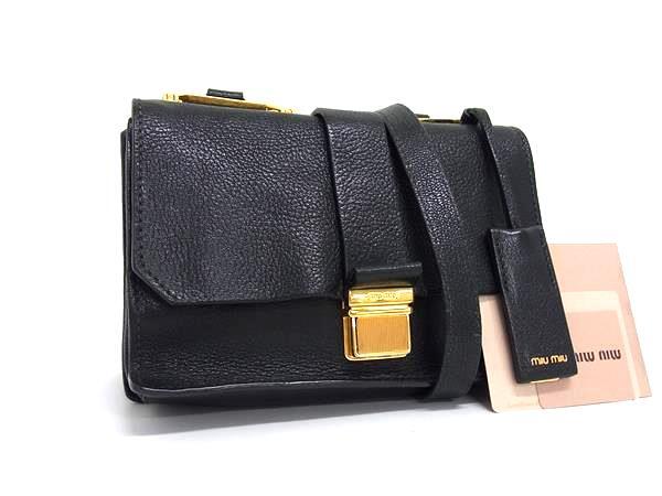 楽天市場】【美品】ミュウミュウ【MIUMIU】キルティングレザー