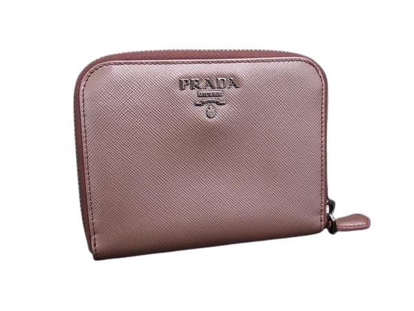 極美品　PRADA プラダ　財布　二つ折り　ラウンドジップ　M87 極美品 PRADA プラダ 財布 二つ折り ラウンドジップ M87 極美品