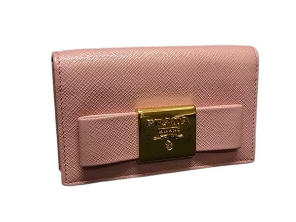 楽天市場】PRADA プラダ カードケース 名刺入れ サフィアーノ 型押し