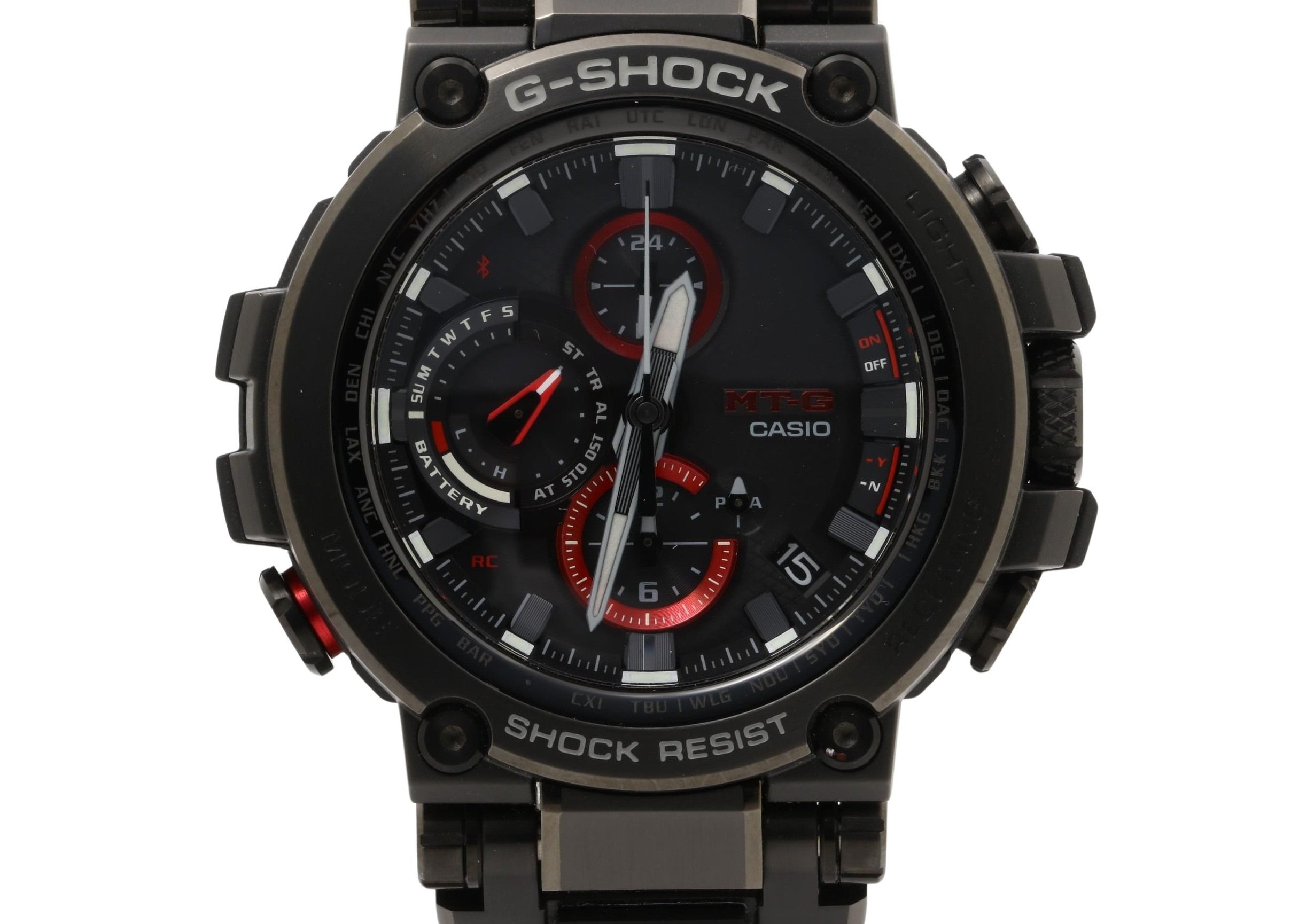 CASIO カシオ 時計 GSHOCK MTGB1000 Series MTGB1000B1AJF ブラック 樹脂 ステンレススチール メンズ アナログ 超美品【本物保証】【中古】 42,522円