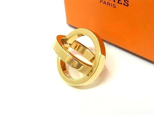 楽天市場】【新品同様】エルメス スカーフリング モールドゥ シルバー