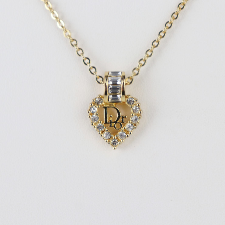 楽天市場】Dior【ディオール】ロゴ ネックレス ピンク ライン