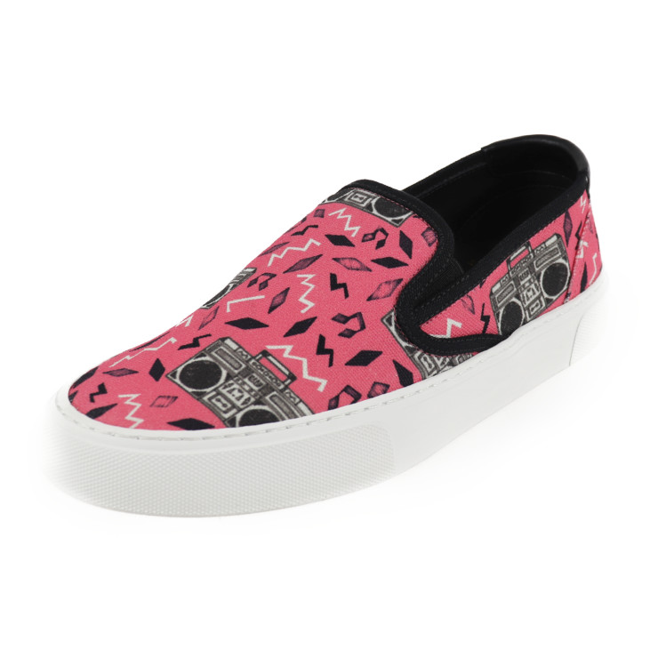 ◆美品◆ Saint Laurent レオパード 総柄 スリッポン スニーカー 楽天市場】【中古】 サンローランパリ スリッポン レオパード柄