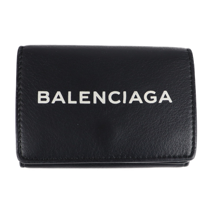 BALENCIAGA バレンシアガ 三つ折り財布 コンパクトウォレット ホワイト