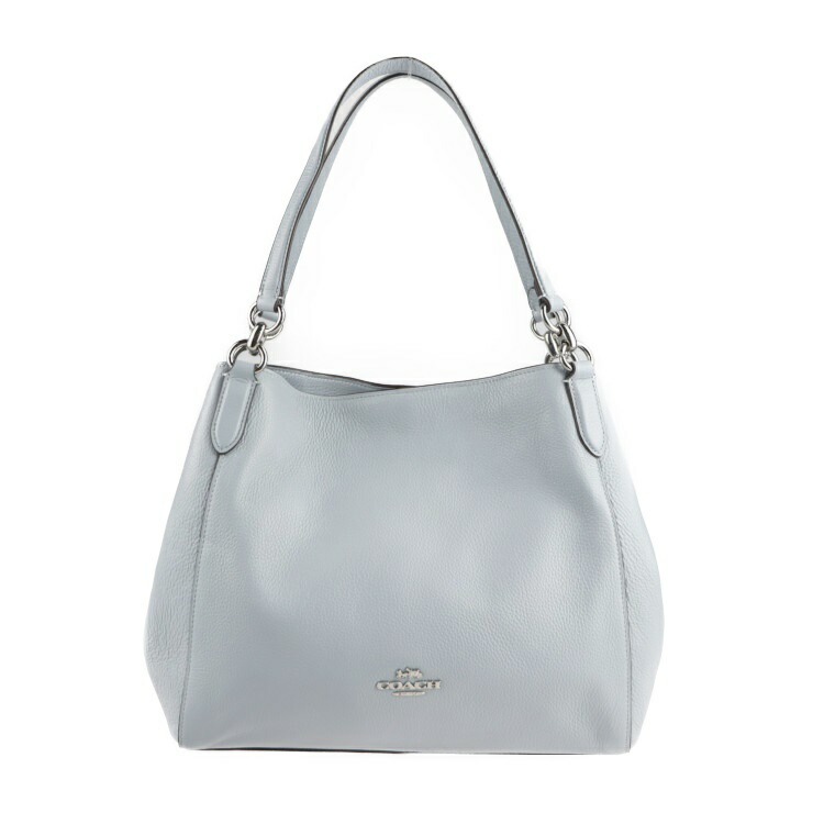 楽天市場 超美品 Coach コーチ ショルダーバッグ F80268 レザー 水色 本物保証 中古 3r Boutique