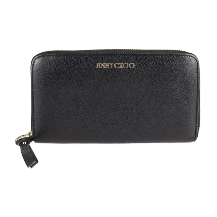 正規取扱店 美品 JIMMY CHOO ジミーチュウ ピッパ 長財布 レザー