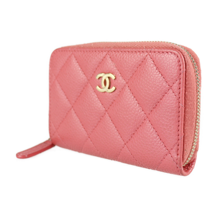 美品 CHANEL シャネル ココマーク マトラッセ コインケース A69271