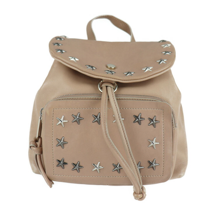 ジミーチュウベージュスタースタッズ ミニバックパックJIMMY CHOOリュック スタースタッズ Jimmy Choo(ジミーチュウ) バックパック
