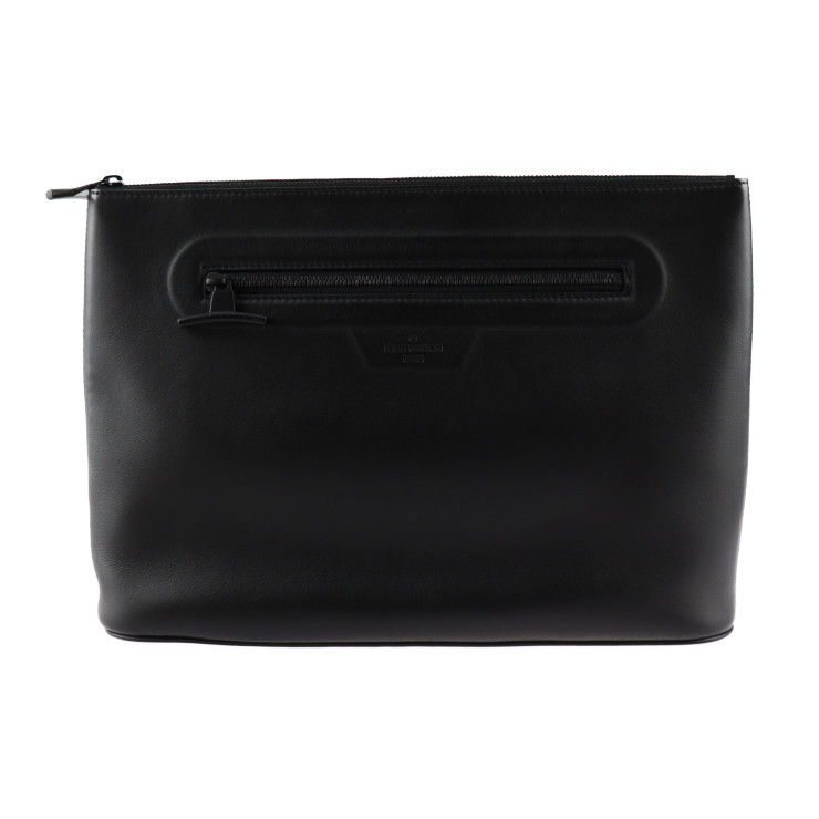 超美品 LOUIS VUITTON ルイ ヴィトン ポシェット コスモス ダークアンフィニティ セカンドバッグ M63268 レザー ブラック クラッチバッグ ポーチ ロゴ ビトン【本物保証】【中古】 44,590円