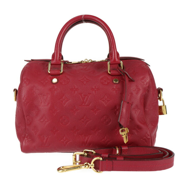 美品 LOUIS VUITTON ルイ ヴィトン スピーディ バンドリエール25 ハンドバッグ M40827 モノグラムアンプラント ジャイプル ゴールド金具 2WAY ショルダーバッグ ミニボストン【本物保証】【中古】