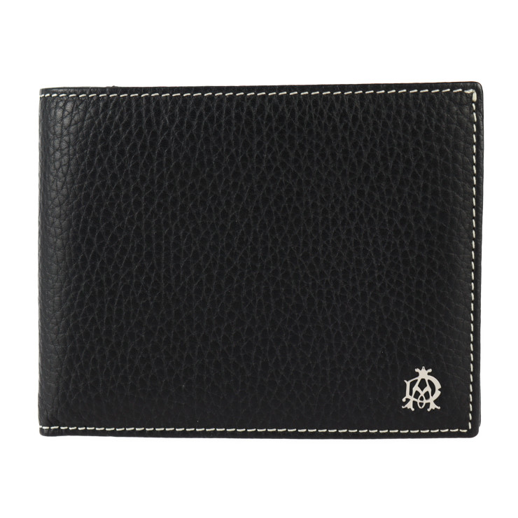 【新品未使用】ALFRED DUNHILL ブラック　二つ折り財布　メンズ ダンヒル dunhill 財布 二つ折り財布 メンズ デューク ファイン