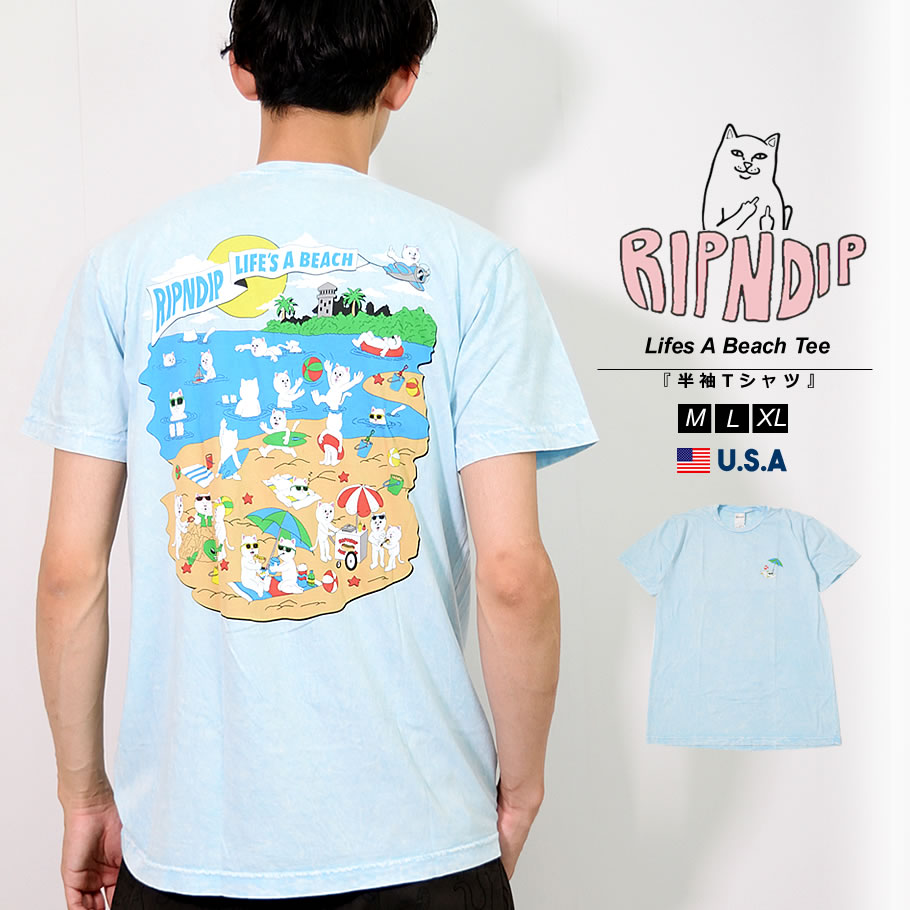 楽天市場】【メール便対応】RIPNDIP リップンディップ tシャツ メンズ