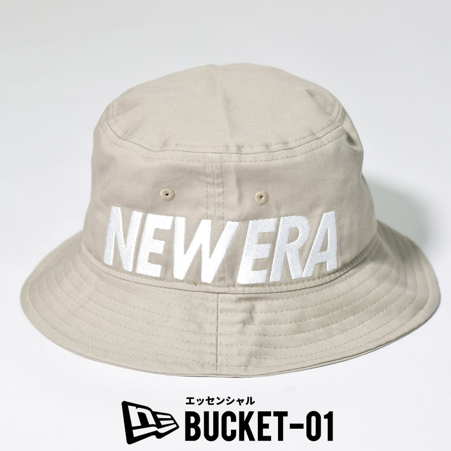 NEWERA ニューエラ バケットハット メンズ レディース ユニセックス バケット01 Essential エッセンシャル NEW ERA  13328009 新商品!新型