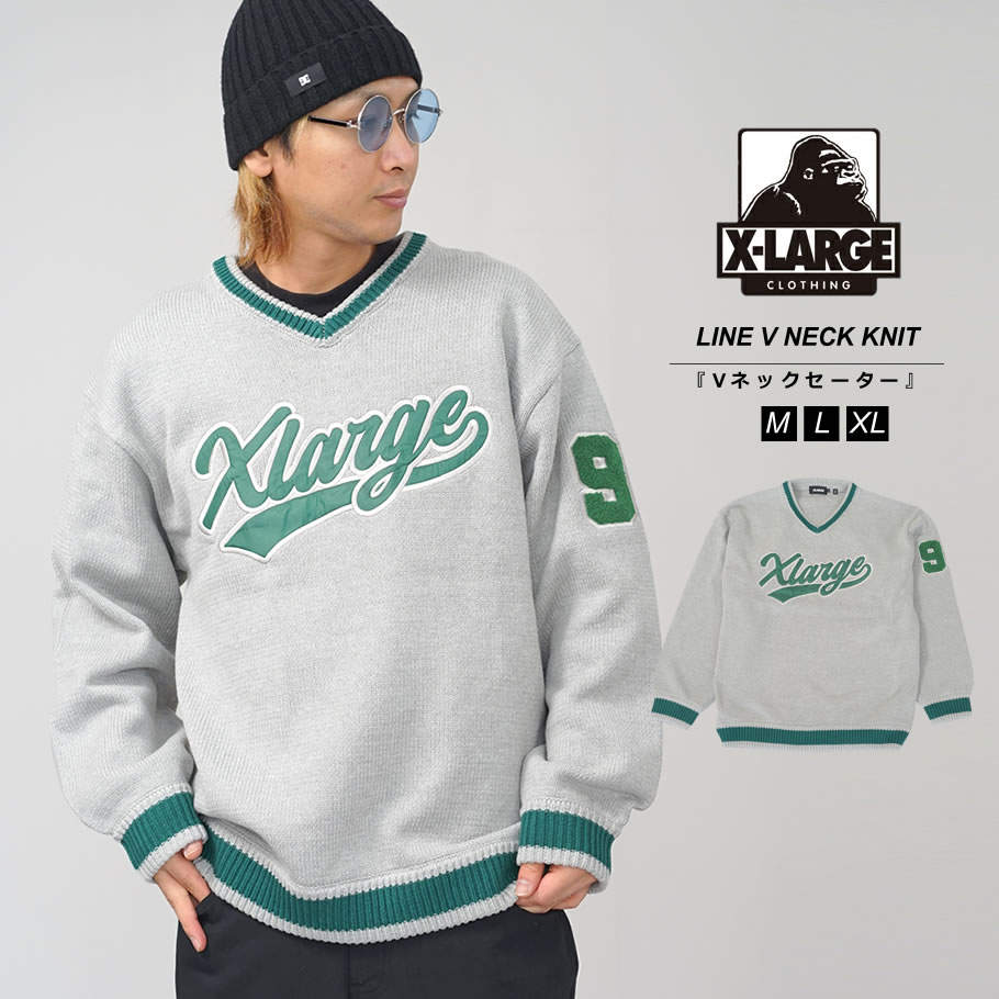 【楽天市場】XLARGE エクストララージ ニット セーター メンズ V