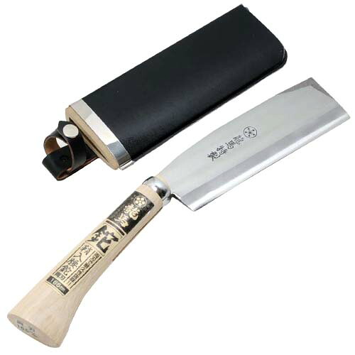 梅鉢龍馬　鞘入腰鉈　双刃　165MM