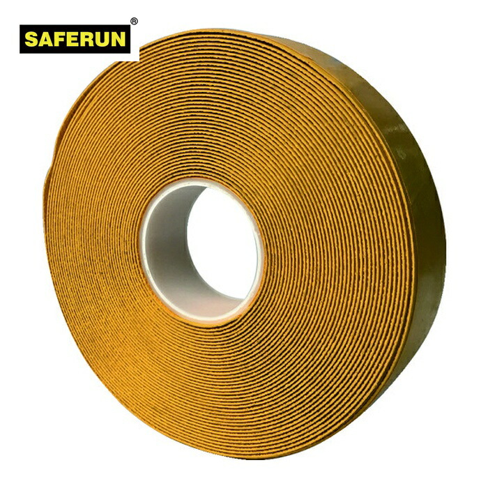 セーフラン SAFERUN 高耐久反射ラインテープ 50×2mm 20m 黄 (1巻) 12372
