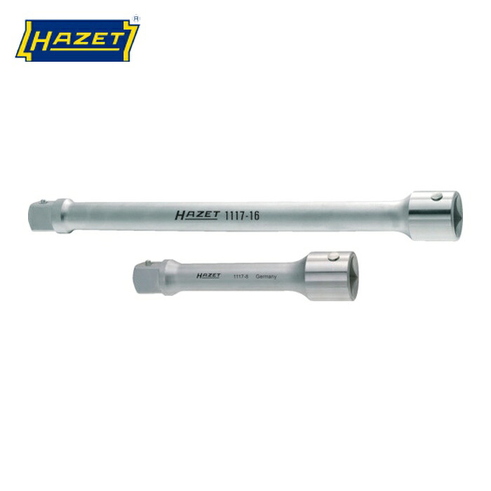 ハゼット HAZET 1117-8 エクステンションバー 差込角25.4mm 全長200mm (1個)｜工具ランド