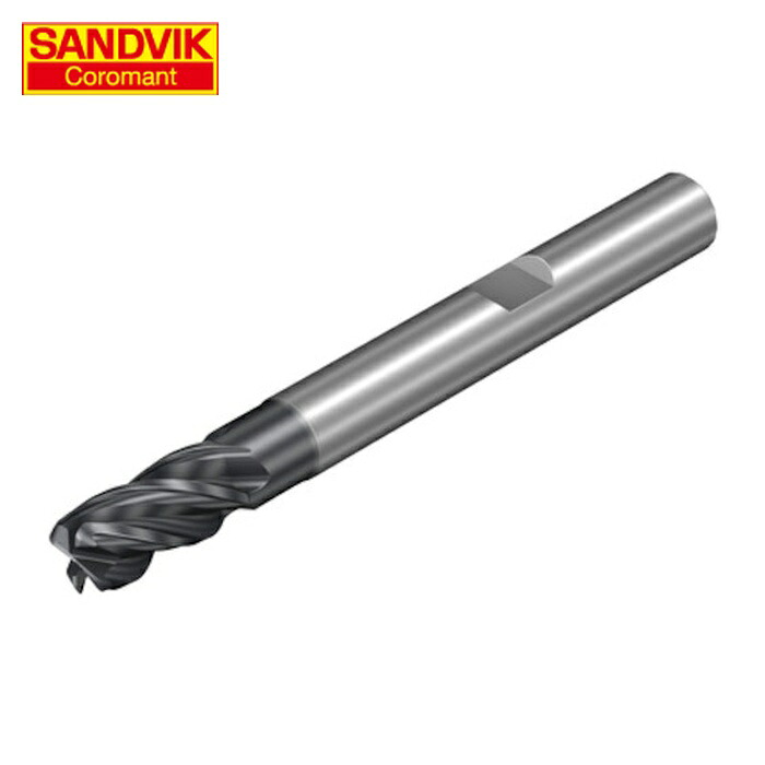 サンドビック SANDVIK 1K334-1600-100-XD (1730) コロミルDura一般加工用超硬エンドミル(732) (1本)