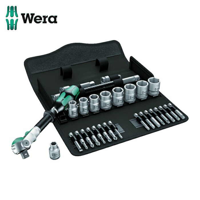 Wera ヴェラ 4046 8100SB6 サイクロップラチェット「スピード」セット 3/8 (1S)｜工具ランド