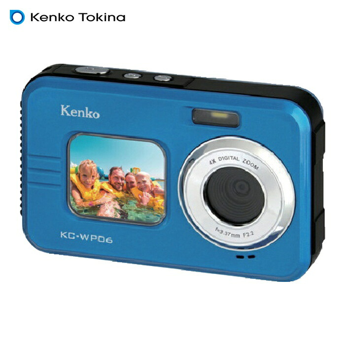 Kenko 軽量防水防塵デジタルカメラ(1年保証付き) (1個) 144105KC-WP06|工具ランド