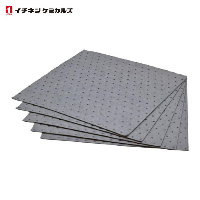 イチネンケミカルズ オイルゲットJ(水・油兼用)シート 38cm×38cm(100枚入) (1箱) 70162