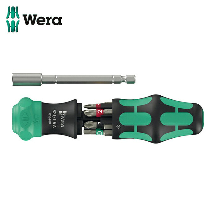 Wera ヴェラ 51519 ラチェット式１番ウッド 手工芸品質問用紙 パウダーコンパクト 28 RA 1 (1個)