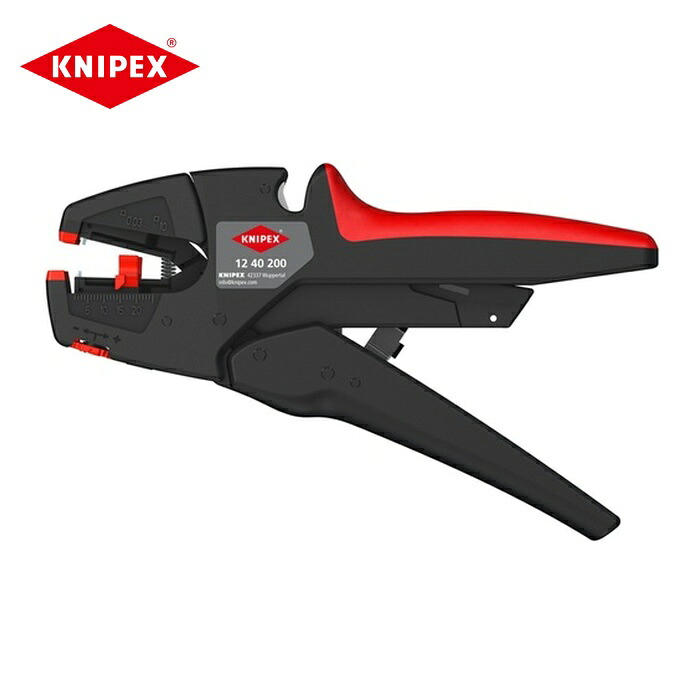 KNIPEX クニペックス 1240-200 ワイヤーストリッパー 200mm (1丁)|工具ランド