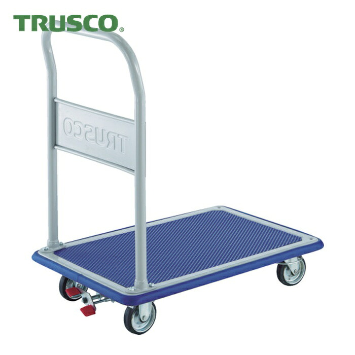 トラスコ TRUSCO プレス製台車 ドンキーカート 固定 4輪リングストッパー付 (1台) 108NJKRS-4|工具ランド