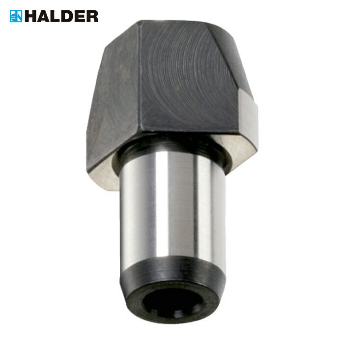 ハルダー HALDER 22630.0241 位置決めピン 固定用貫通穴付き ダイアピン 外径6×台座高さ12L (1個)