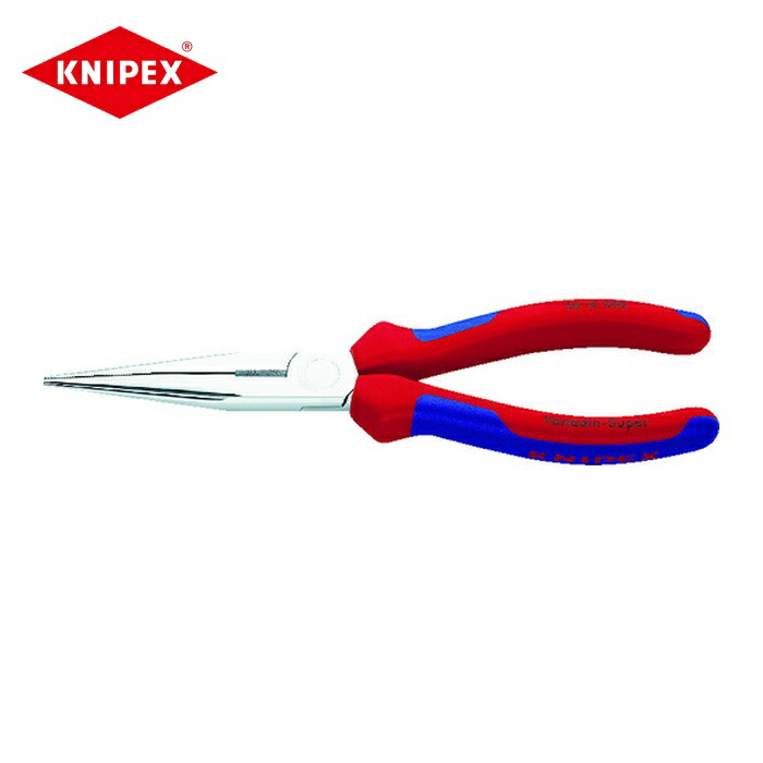 KNIPEX クニペックス 2615-200 ロングラジオペンチ コンフォートハンドル クロムメッキ (1丁)
