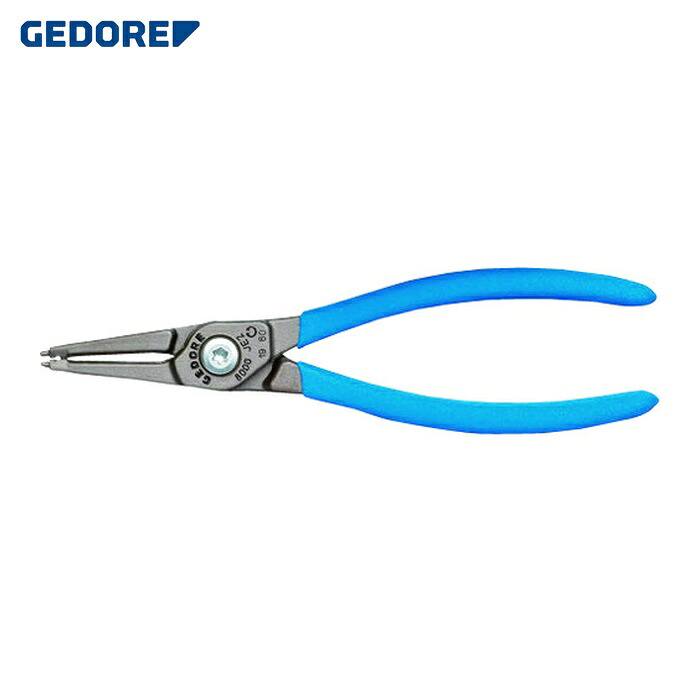 GEDORE ゲドレー 2930803 面接触スナップリングプライヤー 穴用直型 8000 JE0 85-140mm (1丁)