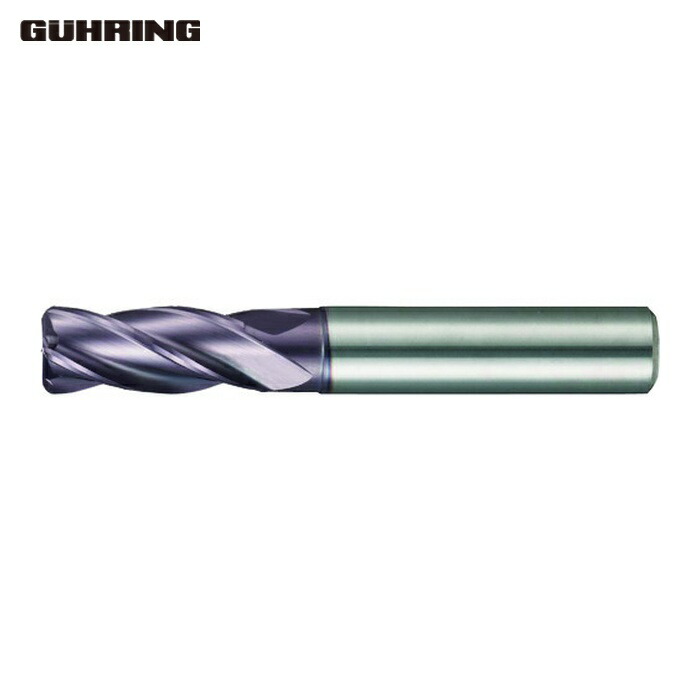 グーリング GUHRING 3562 12.008 4枚刃エンドミル コーナーR レギュラFIREコート 12mm (1本)|工具ランド