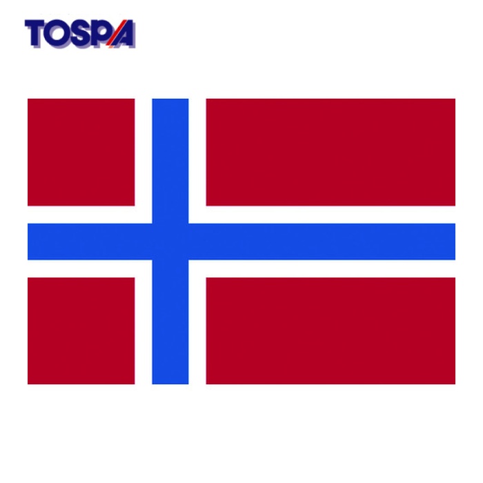 東京製旗 TOSPA 国旗No.2(90×135cm) ノルウェー (1枚) 426581