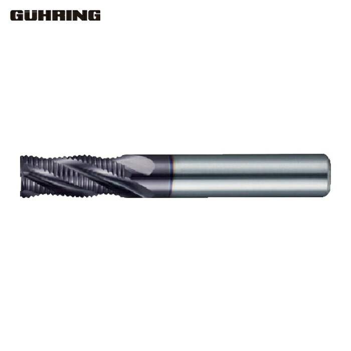 グーリング GUHRING 3723 006.000 ラフィングエンドミル(4枚刃) 刃径6mm (1本)｜工具ランド