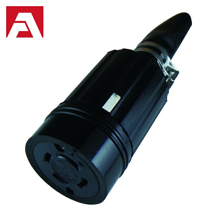 アメリカン電機 4624RW 引掛形 防水形コネクタボディ 接地3P60A250V (1個)｜工具ランド