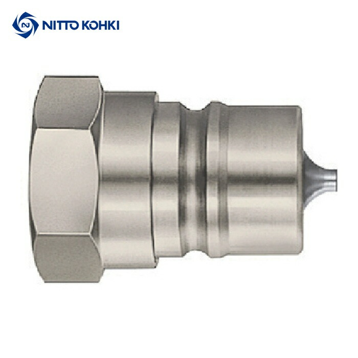 日東工器 210-8P STEEL NBR     210カプラ ニトリルゴムNBR(SG) 相手側取付サイズR1(03329) (1個)