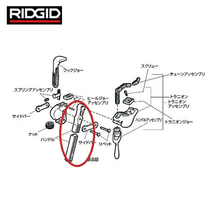 リジッド RIDGID 32195 手持ち部分 F/S-4A (1Pk)