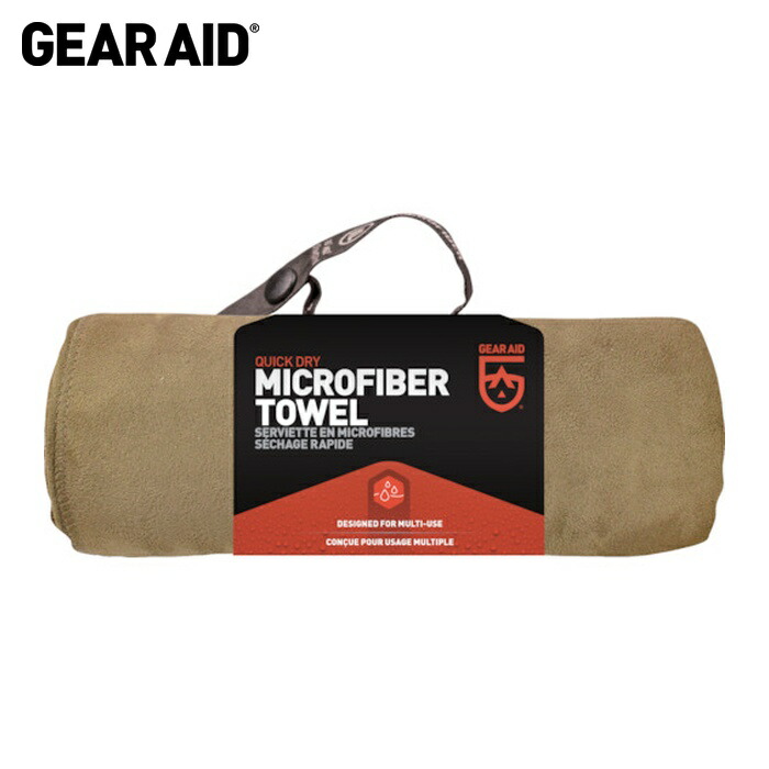 Gear Aid ギアエイド ウルトラコンパクトマイクロファイバータオルバッグ コヨーテL (1個) 44031