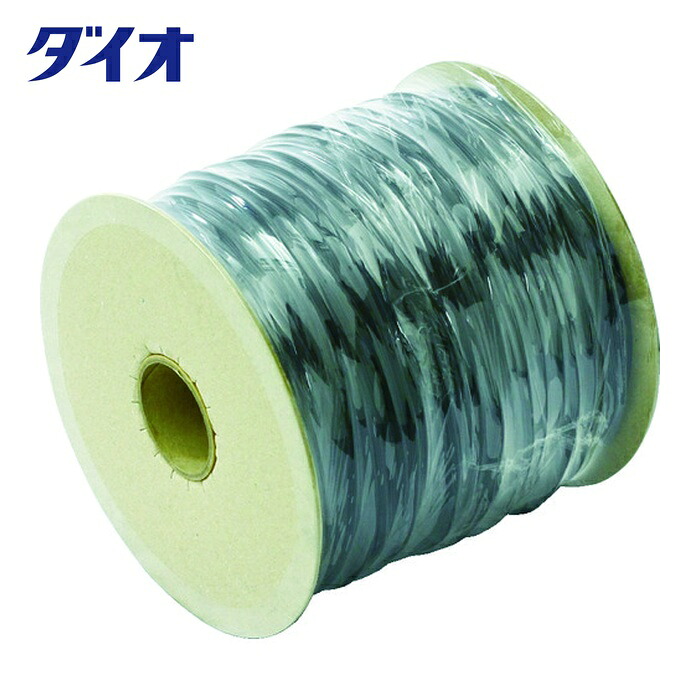 Dio イノベックス 網押えゴム小巻 太さ3.5mm×250m ブロンズ/ブラック (1巻) 210577