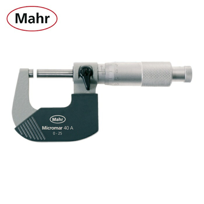 マール Mahr 40A25-50 マイクロ米突40A 25~50粍(4134001) (1台) DIY・工具-計測工具