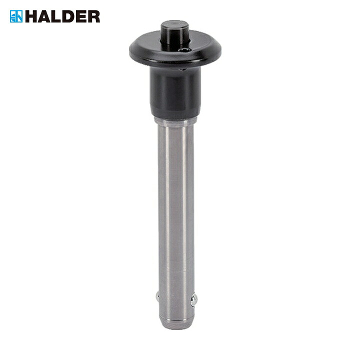 ハルダー HALDER 22340.0248 ボールロックピン セルフロッキング きのこグリップ付 ピン径10 ワーク最大厚40 (1個)
