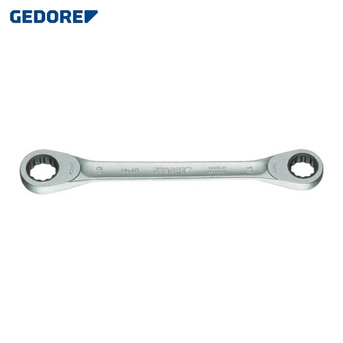 GEDORE ゲドレー 2306794 ダブルラチェットめがねレンチ 14X15mm (1丁)