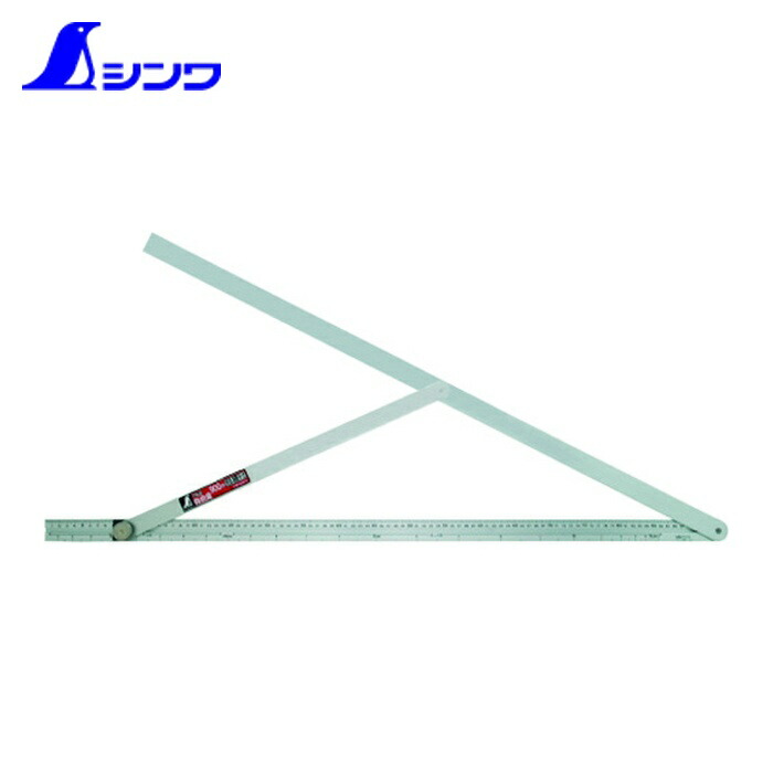 シンワ測定 62572 アルミ自由金90cm目盛付 (1本)