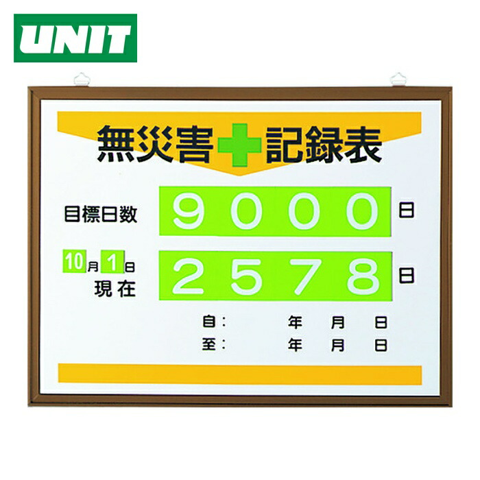 社会的単位 UNIT 無不仕合わせ書きとどめる表(日数) (1台) 867-17A