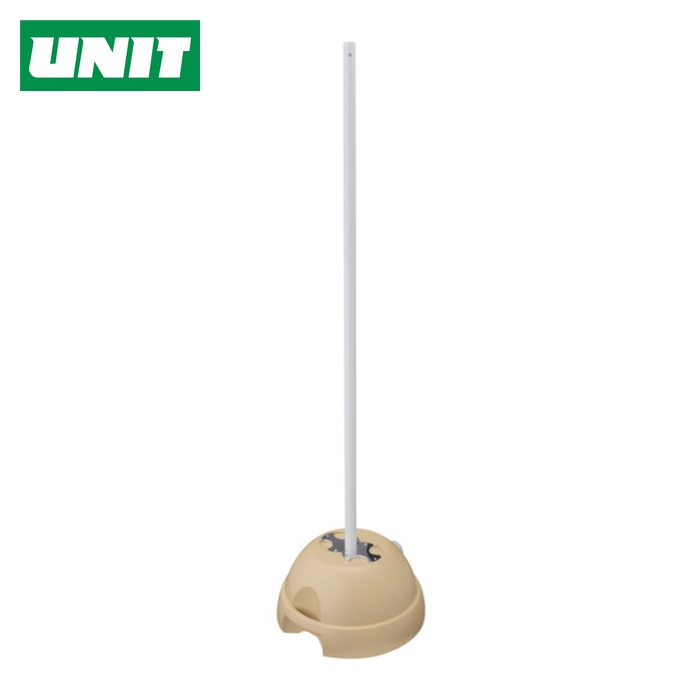 ユニット UNIT 3WAYベース ベースΦ500&times;260ポールΦ38.1&times;1800 (1S) 834-011｜工具ランド