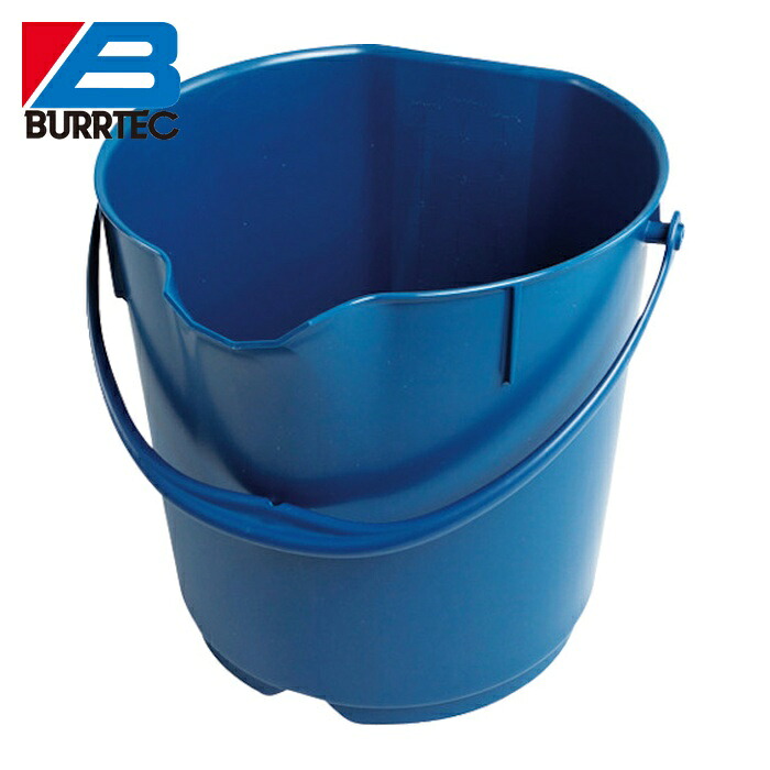 バーテック BURRTEC 66218000 バーキンタX カラーバケツ 15L 紺 BKXCB-15B (1個)