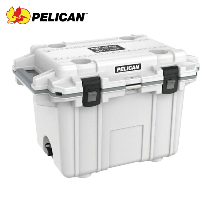 ペリカン PELICAN 50Q-1-WHTGRY 50l エリートクーラー ホワイトXグレー (1台)